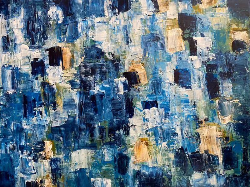 Cuadro original acrílico sobre lienzo 60x50 cm